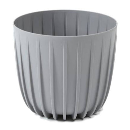 Mira Decorative Pot 130mm – Gray, No Drainage Hole