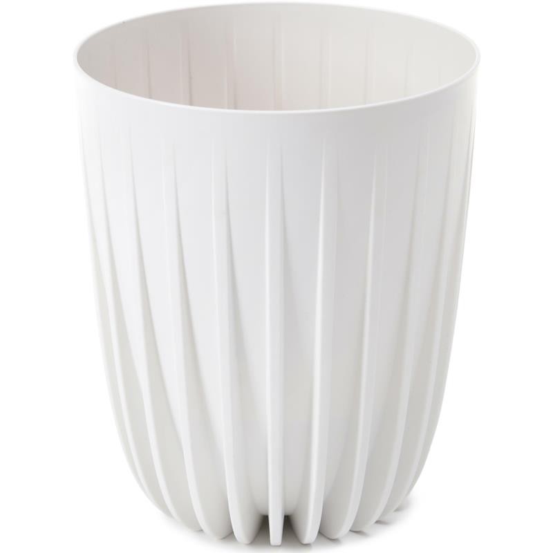 Mira Decorative Pot 190mm – White, No Drainage Hole