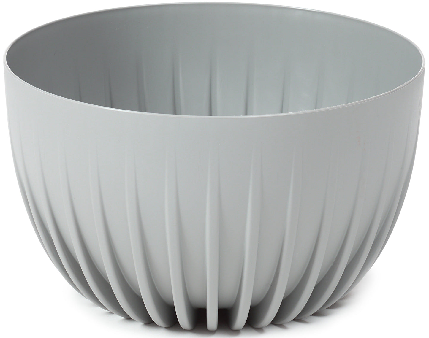 Mira Gray Bowl Planter with Insert and Drainage Plug – 300mm