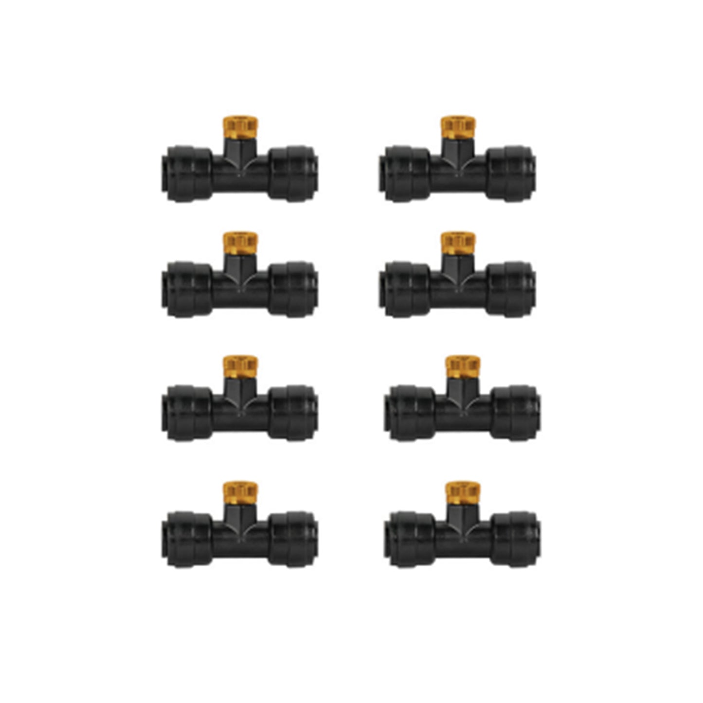 15m Outdoor Garden Misting Set – Black & Orange