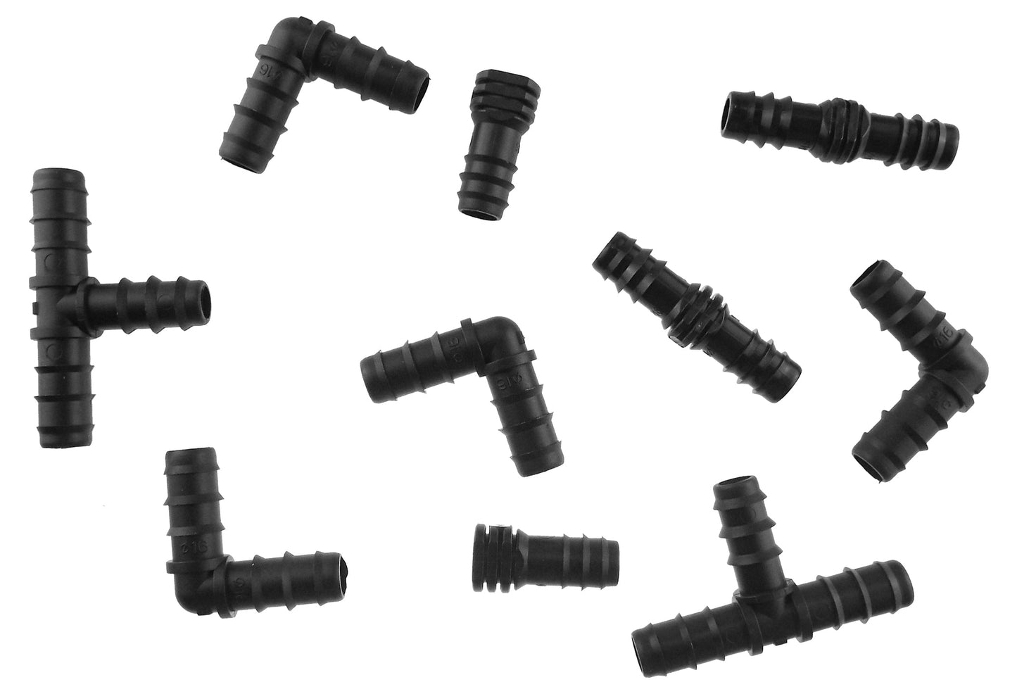 HOZ10 1/2” Barb Hose Connectors Mix