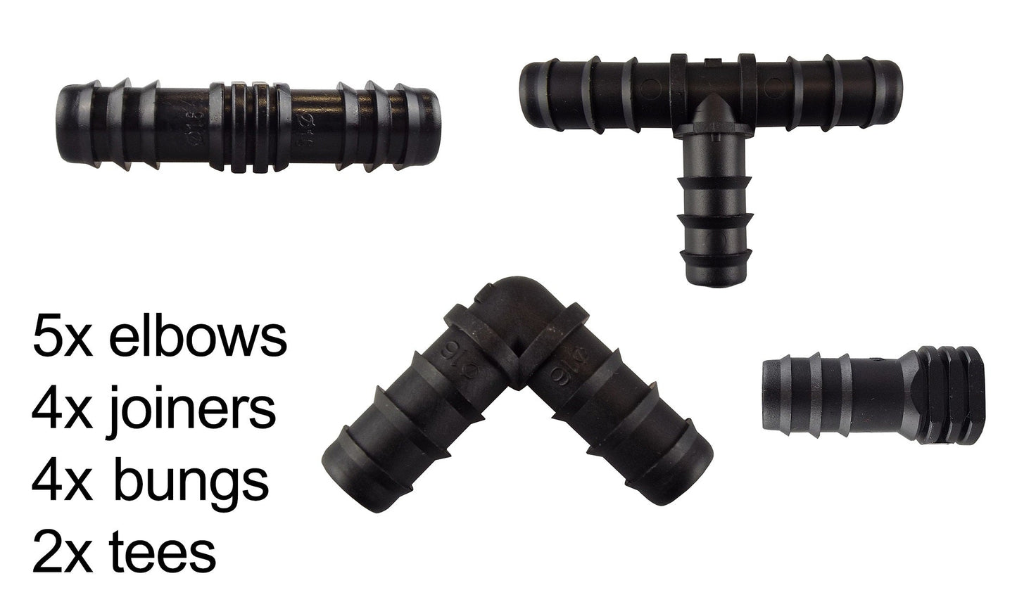 POROUS15 1/2” Barb Hose Connectors Mix