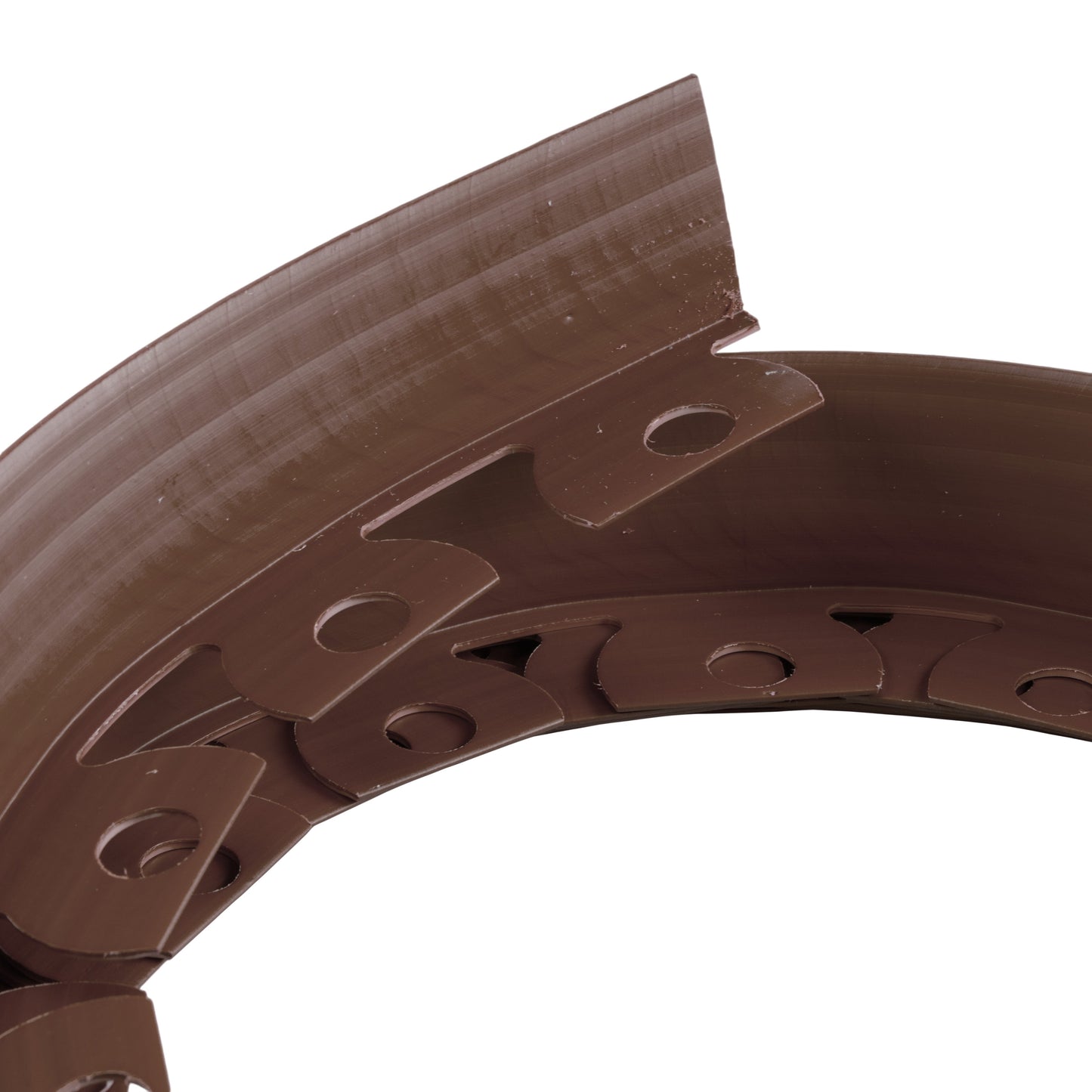 Easy Border Lawn Edging Set 40mm, Brown, 10 Metres with Pegs