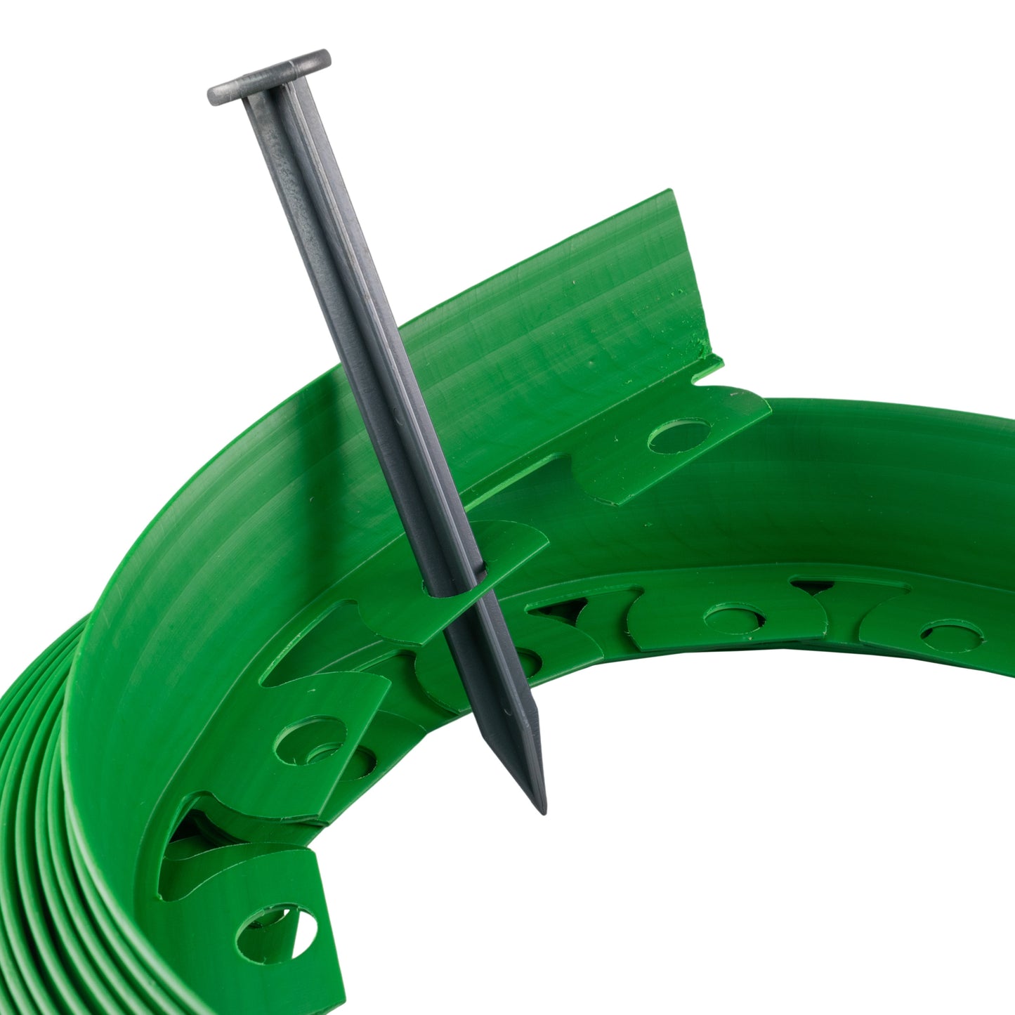 Green Easy Border Lawn Edging 40mm x 10m with Fixing Pegs