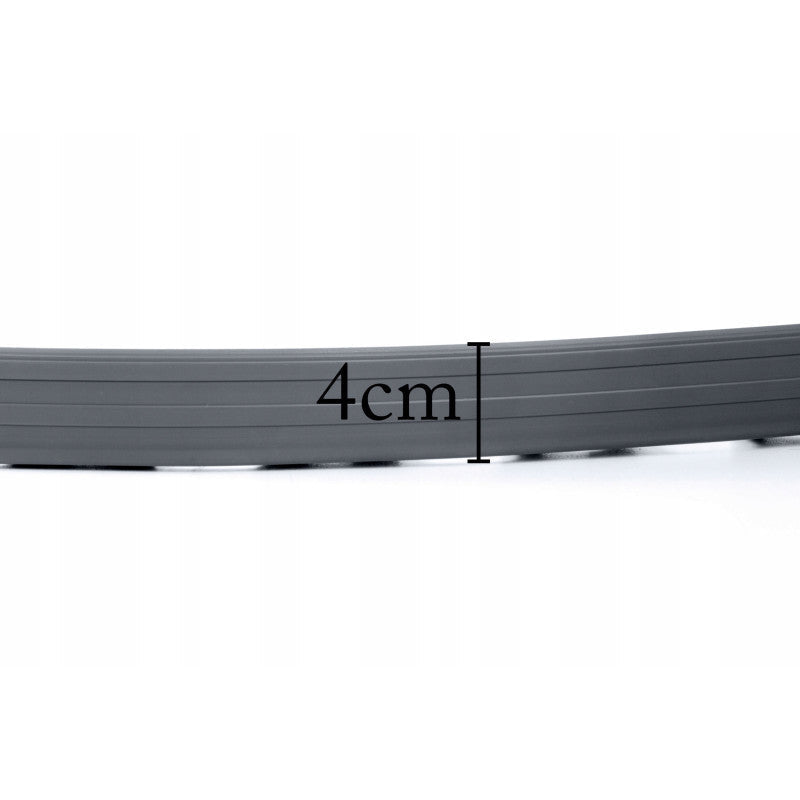 Easy-to-Install Lawn Border Kit, 40mm Grey, 10m Long with Fixing Pegs