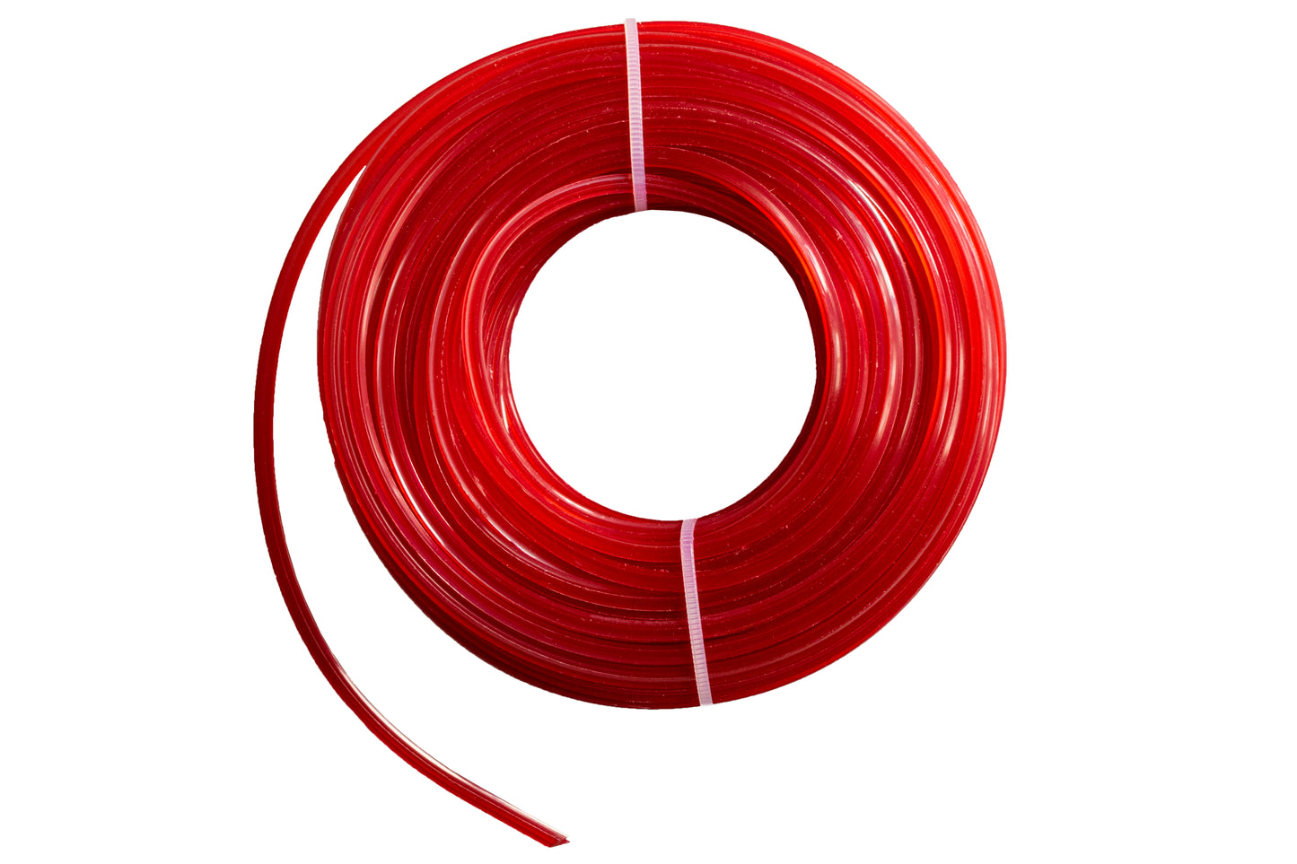 Red Star Shaped Grass Trimmer Line – 2.4mm x 15m