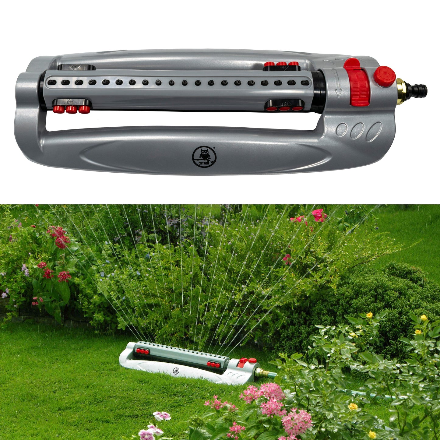 Metal Turbo Oscillating Lawn Sprinkler