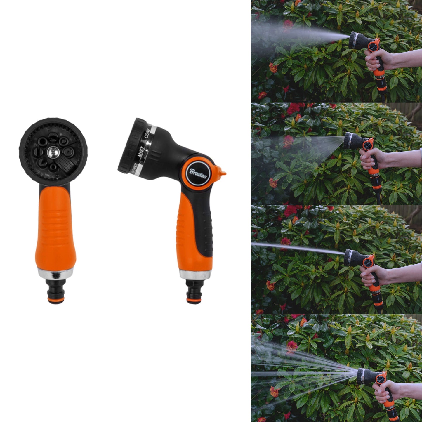 ECO-2028 Hose Gun with 8 Adjustable Spray Patterns