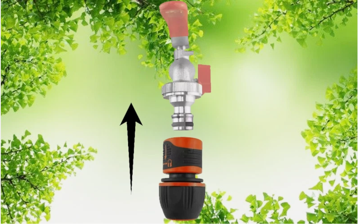 2 x Pressure Washer Hose Connectors for Karcher - Secure Click and Lock Fit!