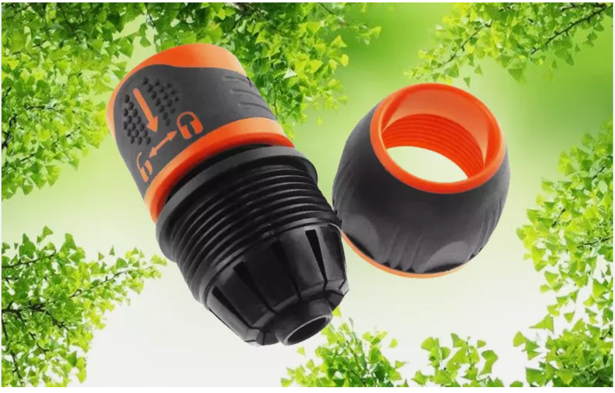 2 x Pressure Washer Hose Connectors for Karcher - Secure Click and Lock Fit!