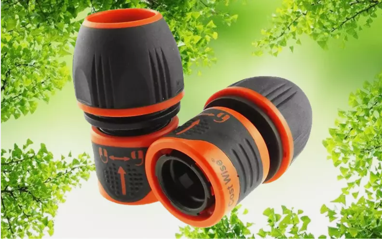 2 x Pressure Washer Hose Connectors for Karcher - Secure Click and Lock Fit!
