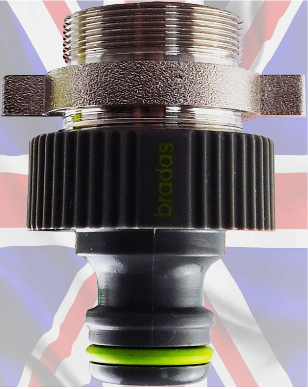24mm Kitchen Tap Adapter – Fits Fine Thread Taps to 3/4" Garden Hose Connector