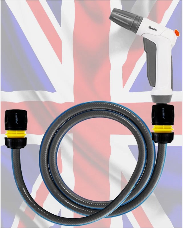 Adjustable Hosepipe Sprayer Dog Bathing Kit – Ideal for Muddy Dogs & Pets