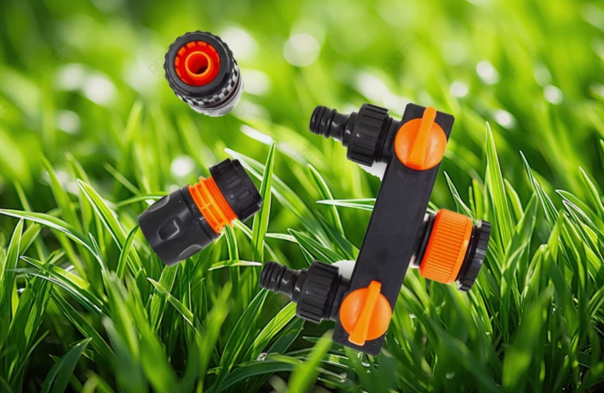 Dual Connector 2-Way Tap Splitter for Easy Garden Hose Irrigation!!