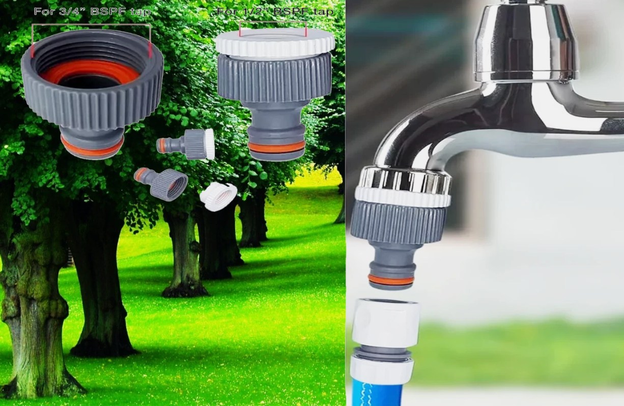 Hygienic Water Transfer: 10m Premium 3-Layer Hose with Reliable Connectors