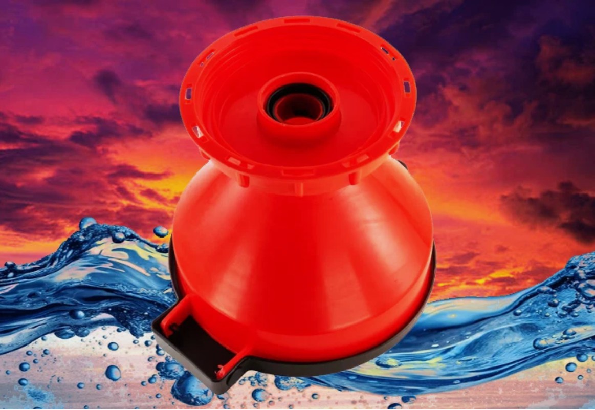 IBC 150mm S160X7 Top Filler Cap with Funnel – Easy Refill Adapter