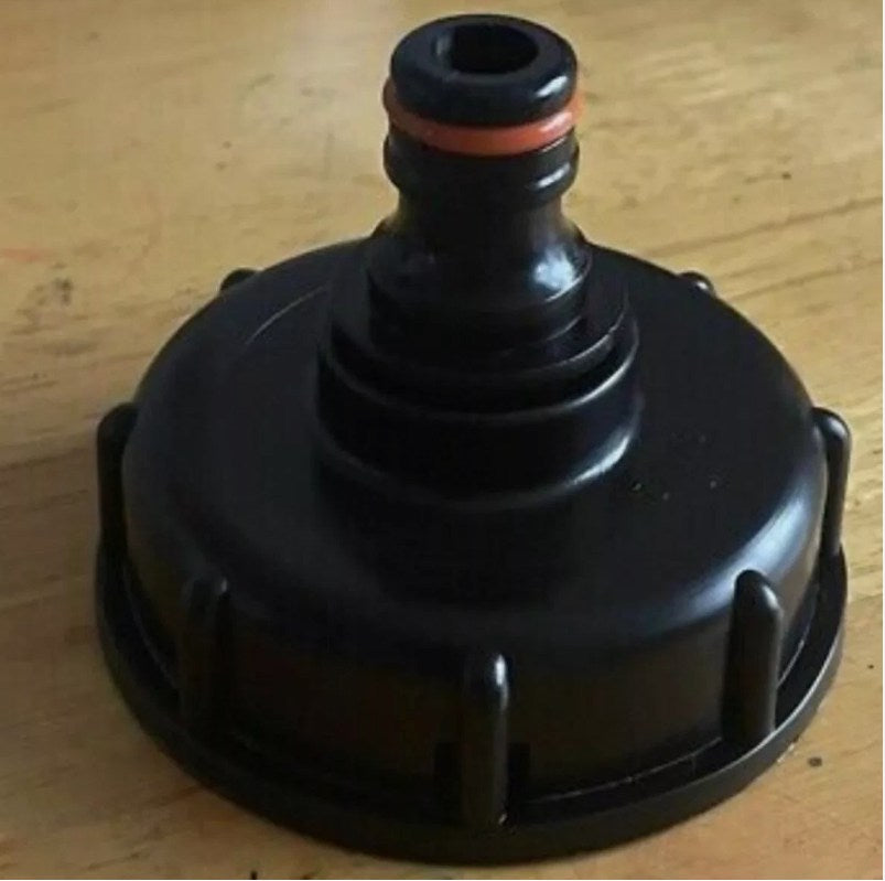 IBC Adapter Connector w/ Hose Lock-Ideal for Garden Water Pipe Tap Storage Tanks