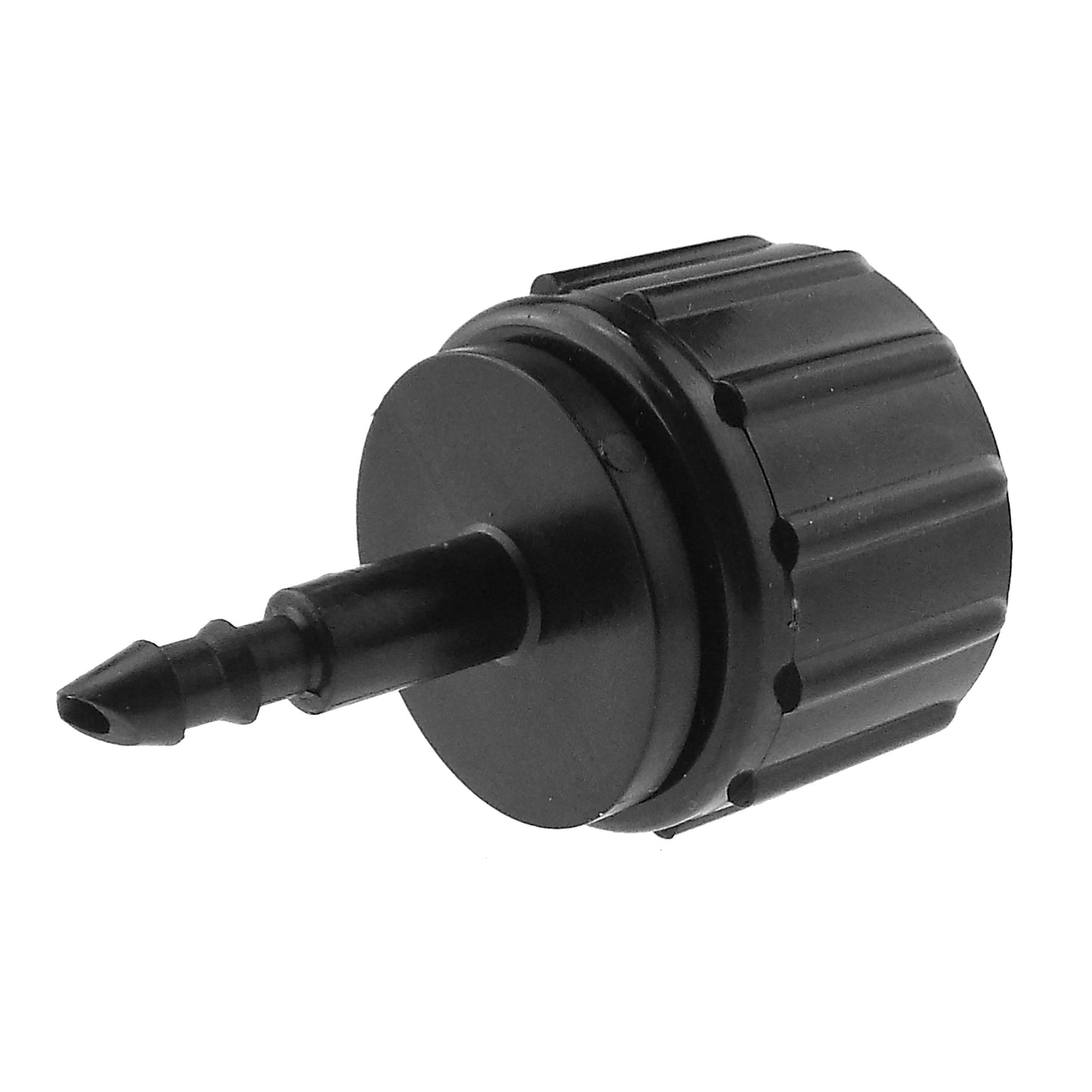25mm MDPE Wall Flange Set with In-Line Valve and 4mm Micro Barb Fitting