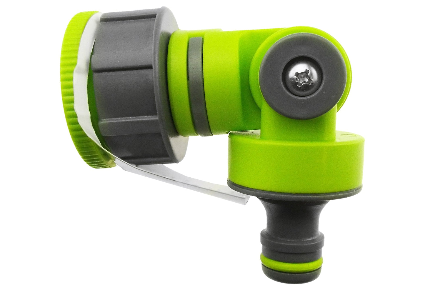 IBC 2” S60X6 Lid with Lime Adjustable Hose Tap Connector
