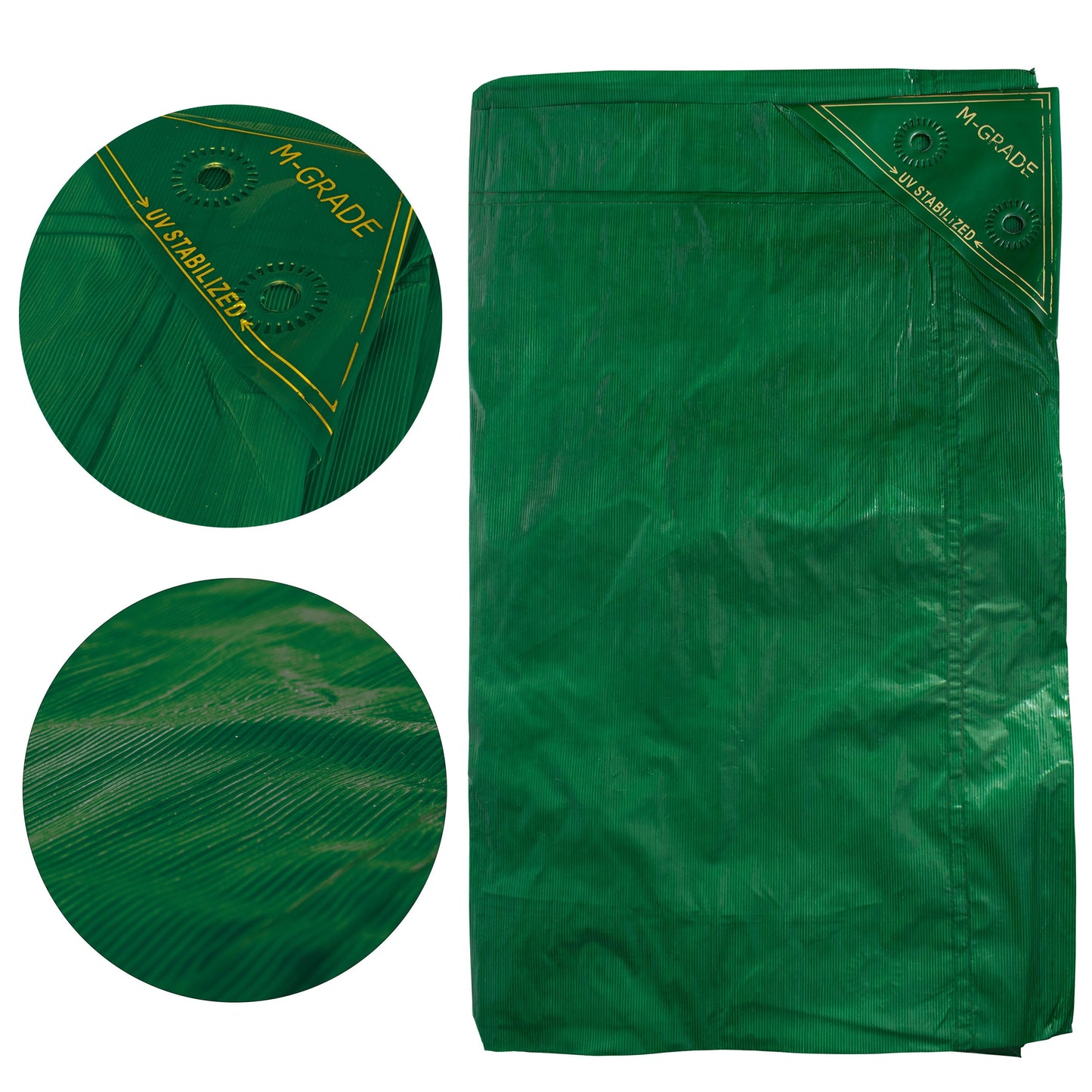 Green M-Grade LLDPE Tarp 4m x 5m