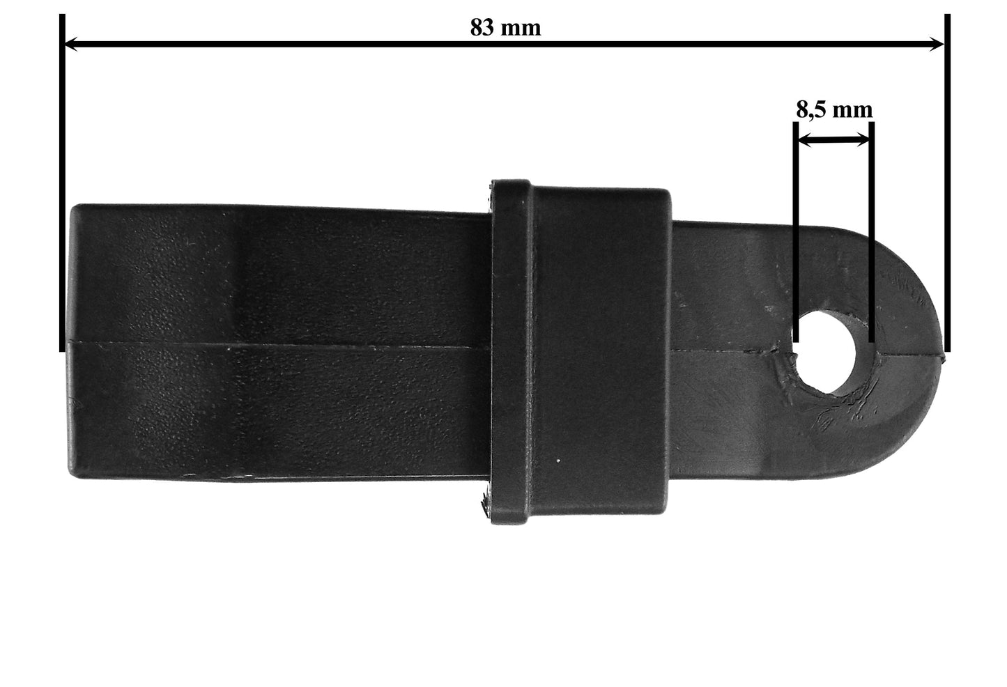 Slide-Type Tarp Fixing Clips