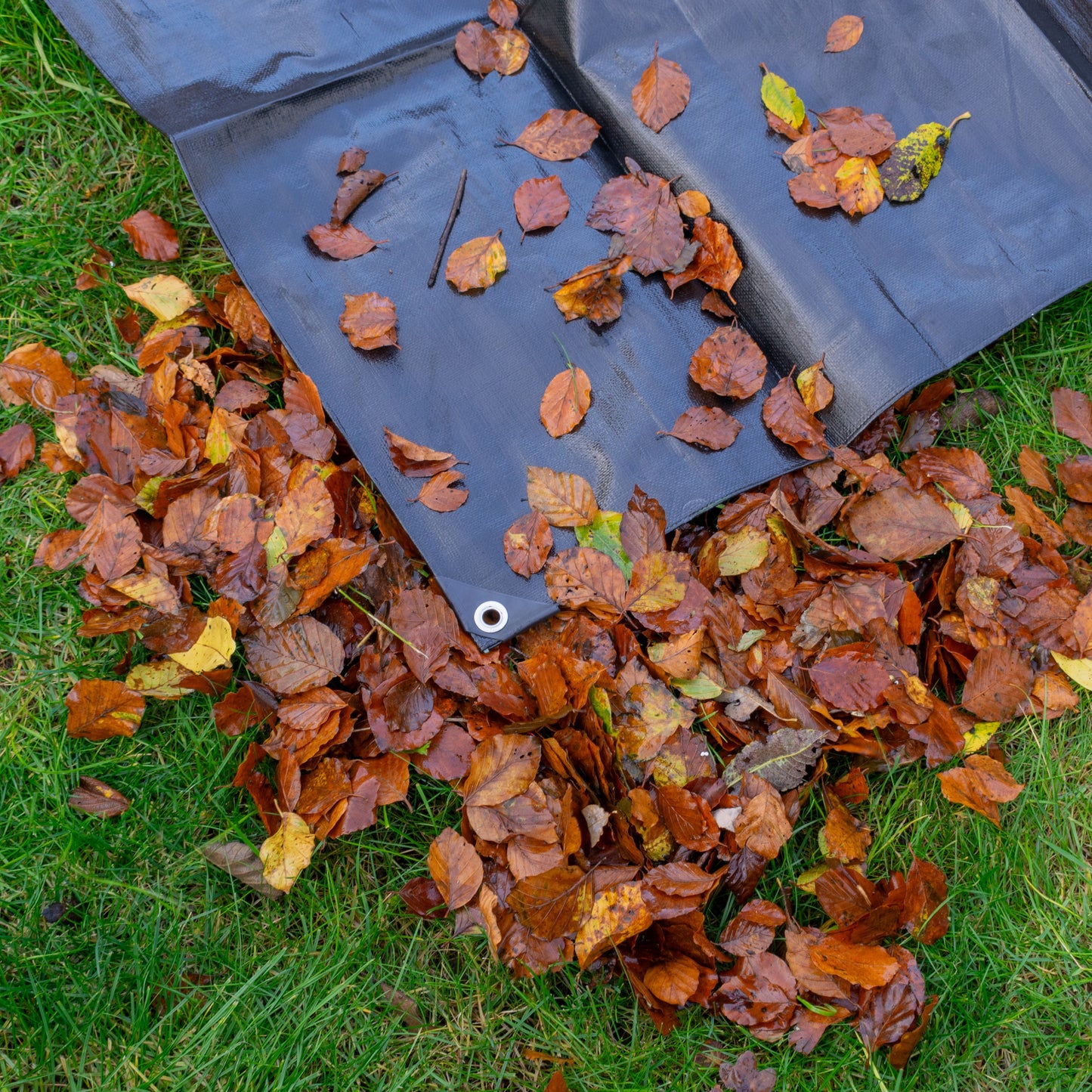 L-Grade Black/Silver Tarp 4m x 6m