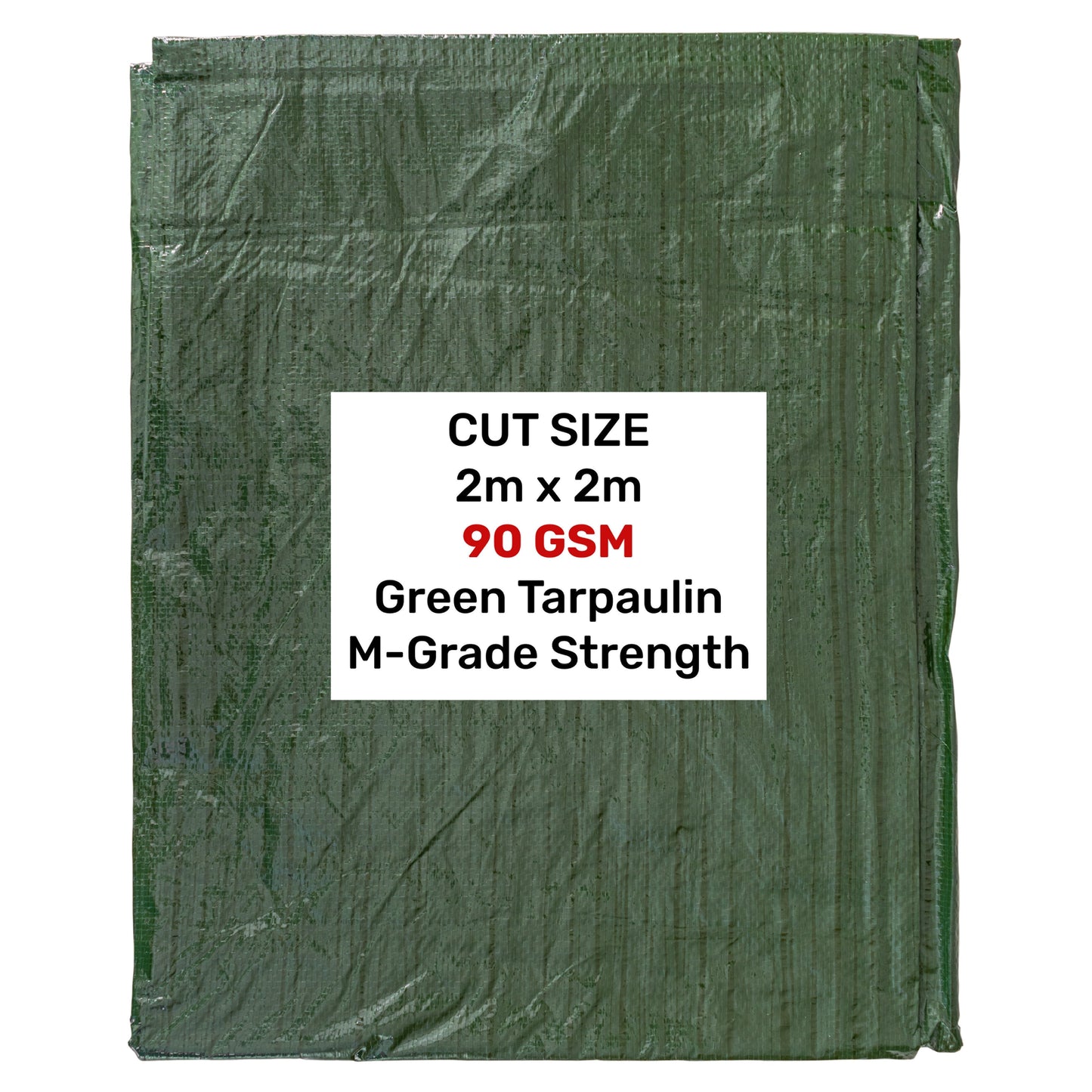 M-Grade Green Tarp 2m x 4m