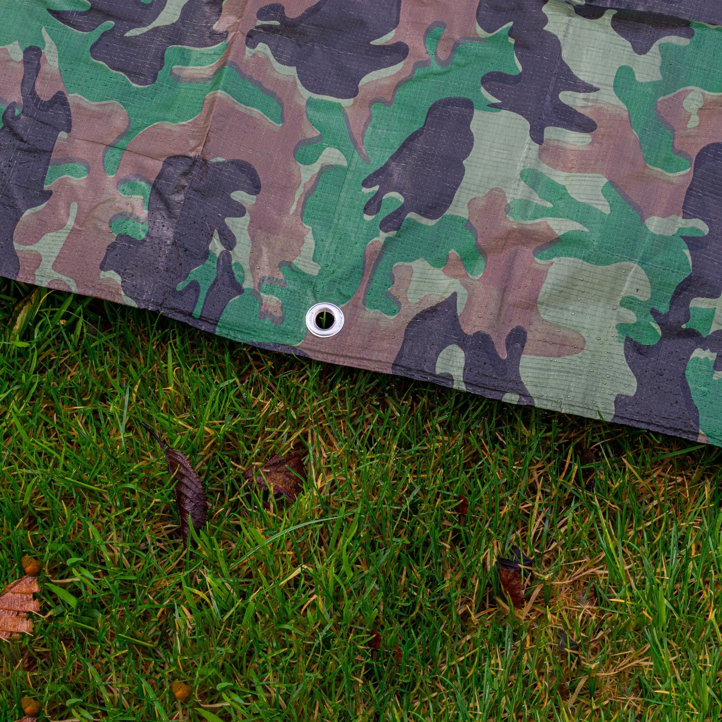 Heavy-Duty Camouflage Tarpaulin 8m x 12m – M-Grade by BRADAS
