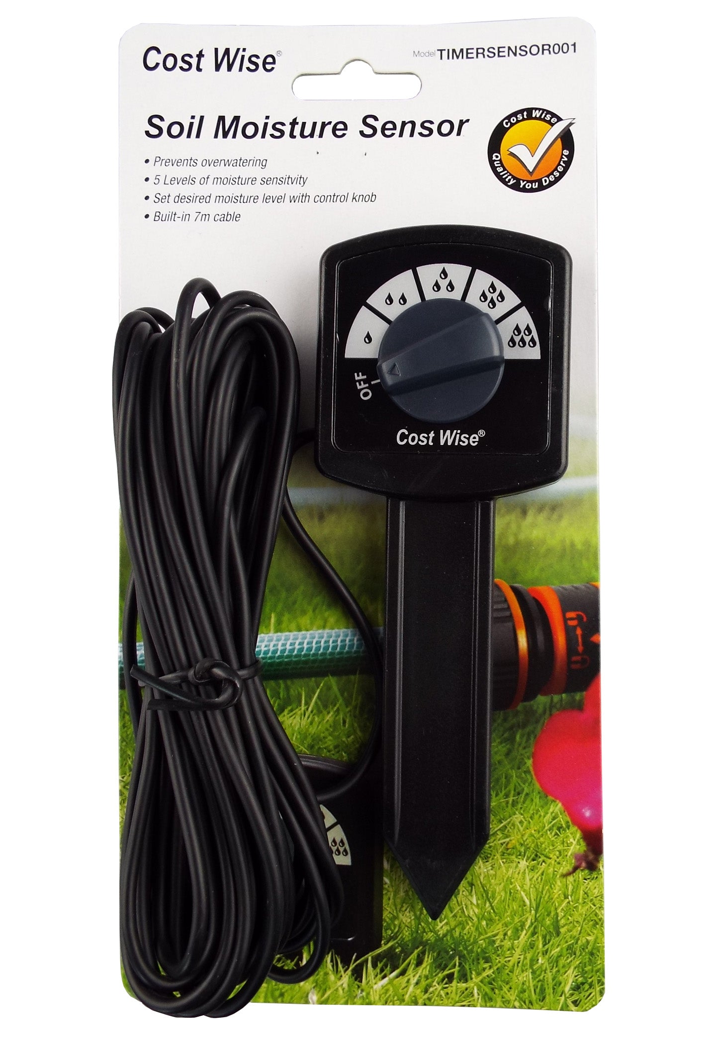 Cost Wise Soil Moisture Detection Probe Compatible with CW Irrigation Timers