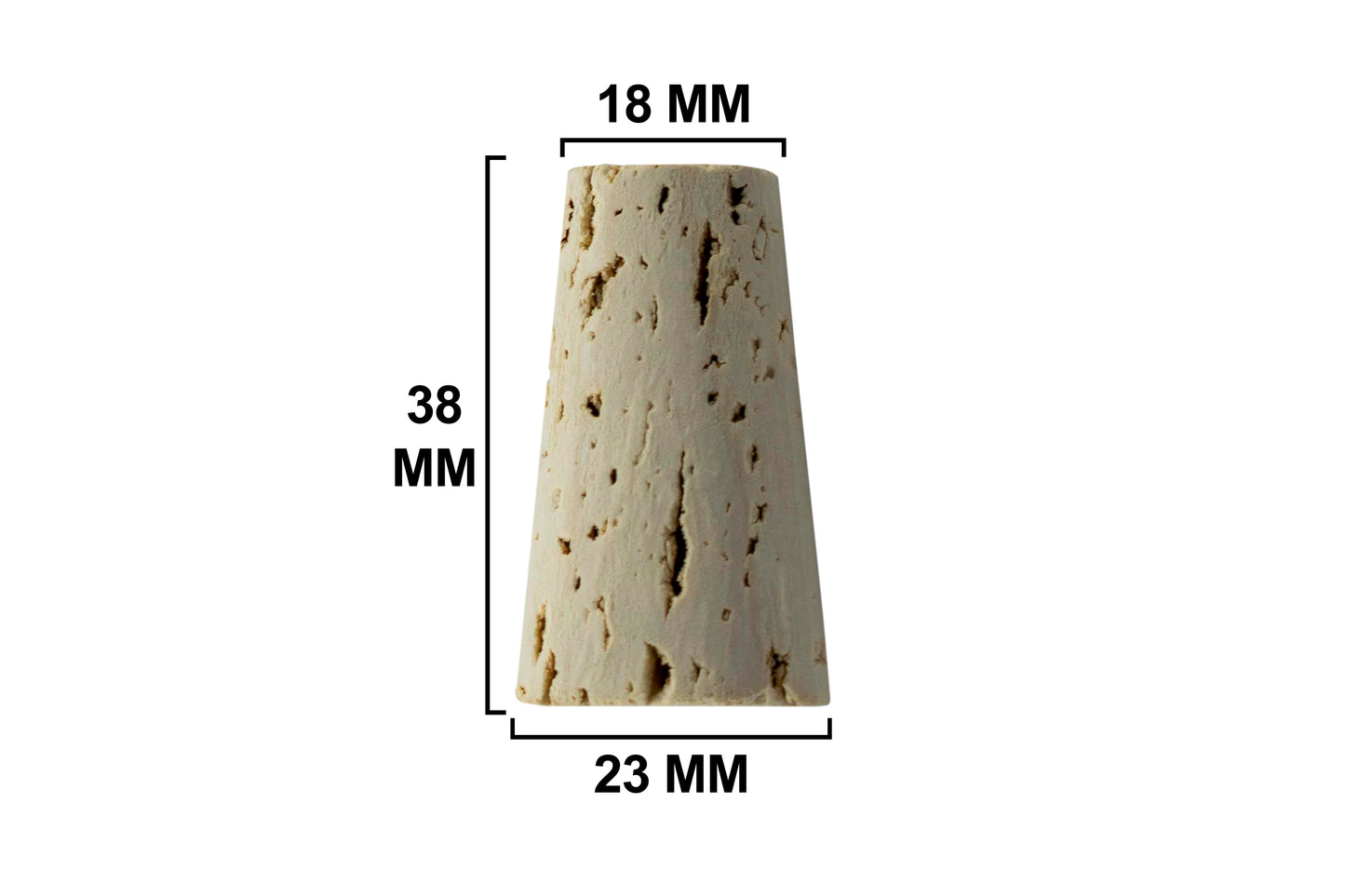 Tapered Cork Stopper – 18mm/23mm