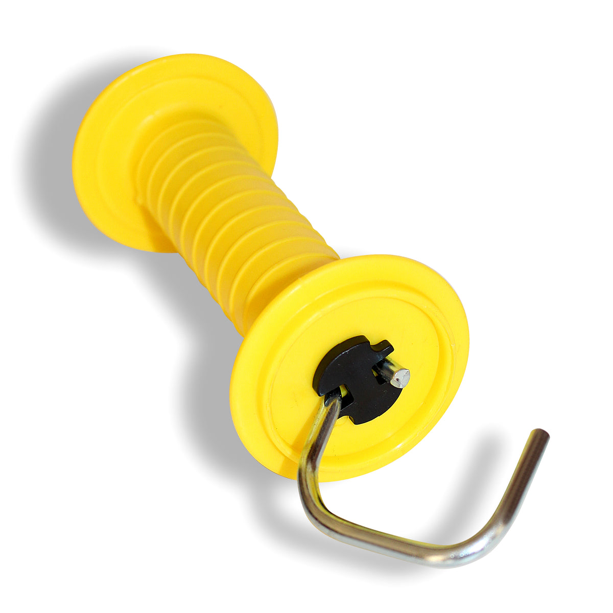 Electric Fence Gate Handle with Spring YELLOW Insulated Grip Farm Fencing G175