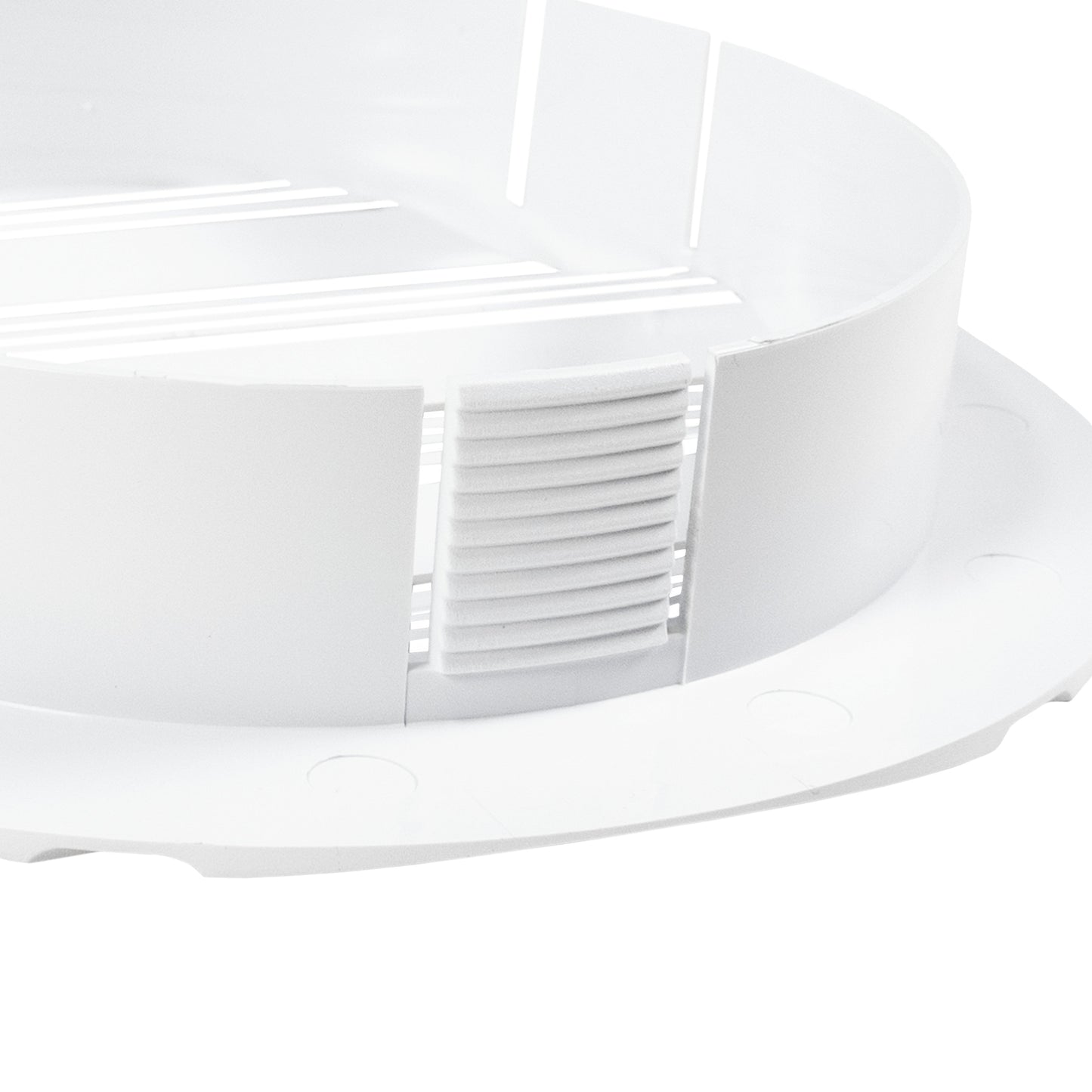 Round Through-Wall Ventilation Set with Bella Interior Grille and Graphite External Vent