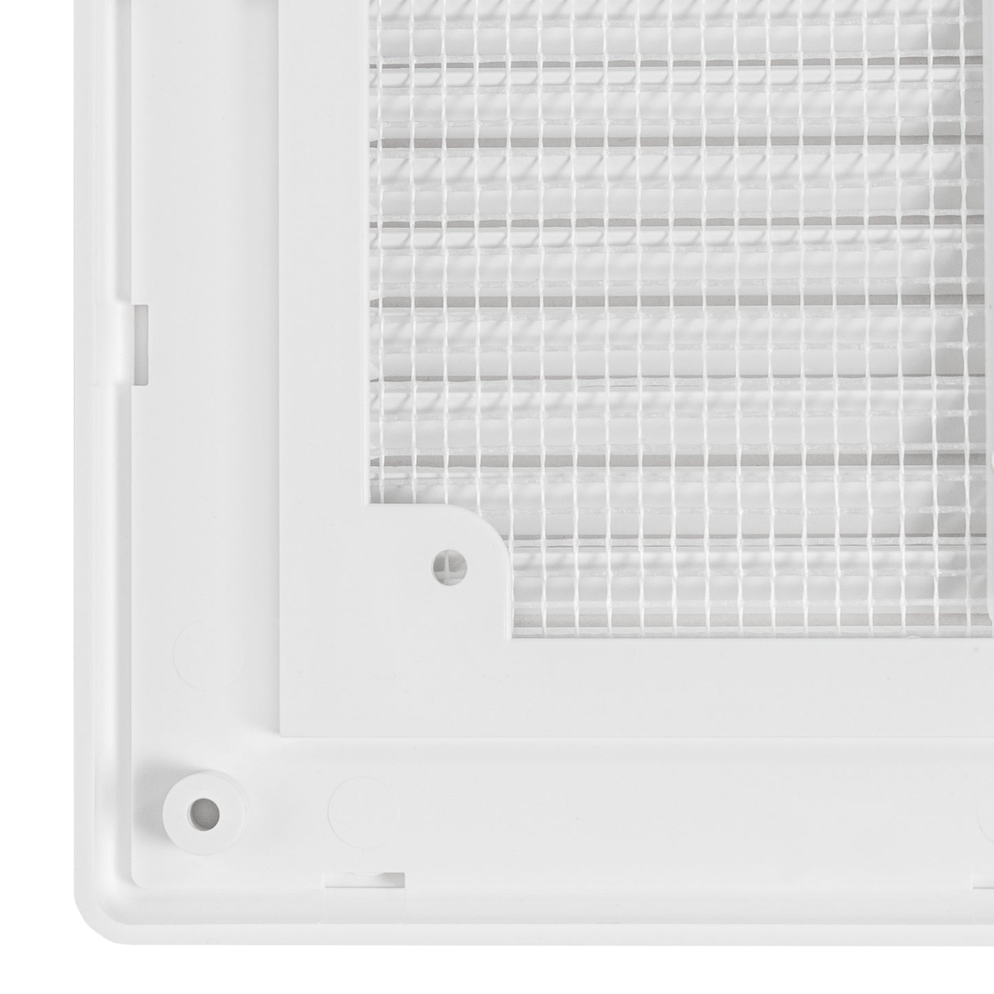 180mm x 250mm Classic Louvre Vent D/180X250RW with Insect Screen