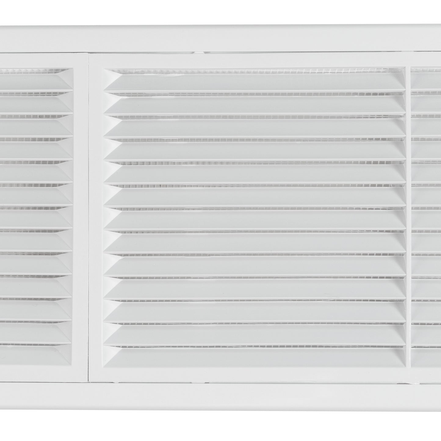 430mm x 110mm Classic Louvre Vent D/430X110RW with Insect Screen