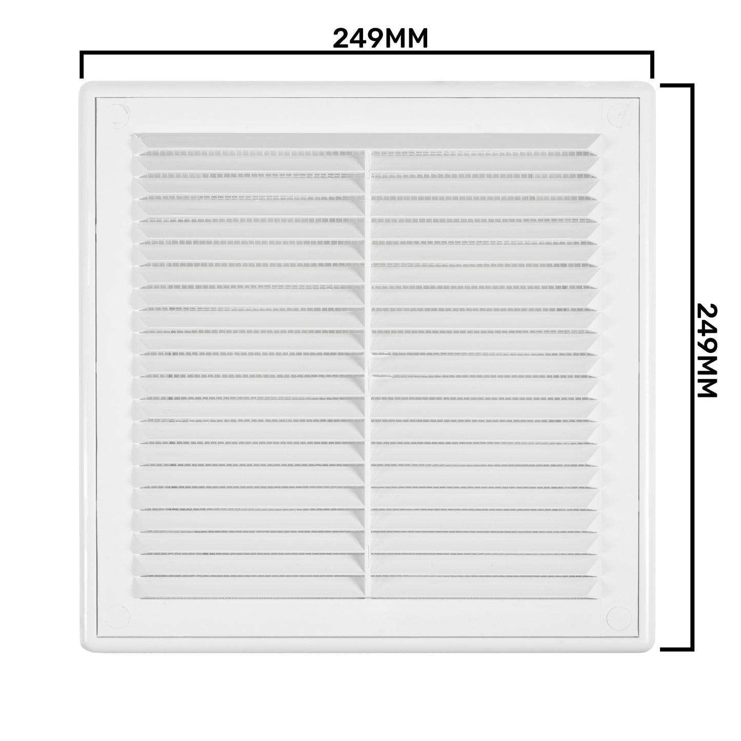 250mm Classic Louvre Vent D/250RW