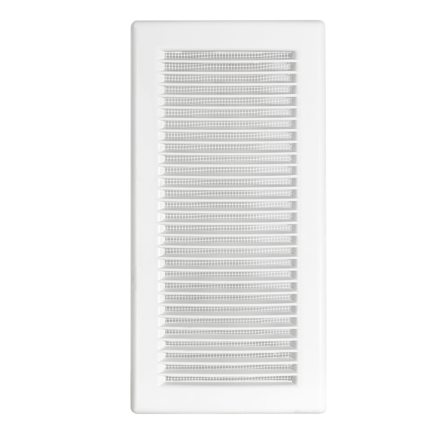 White Louvre Vent DL/90X240RW LUX with Insect Mesh