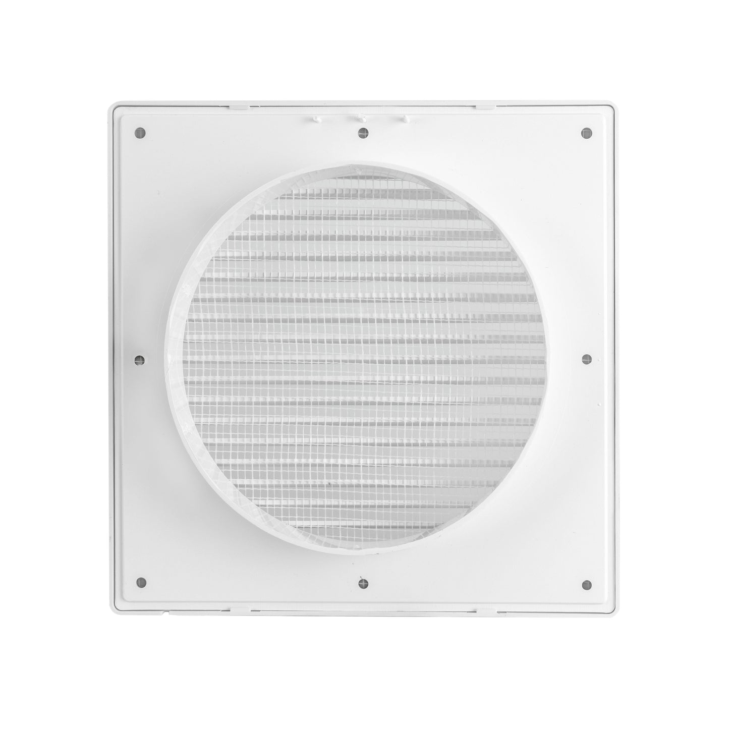 DL0163 Through-Wall Ventilation Set with Internal Louvre Grille and Brown Exterior Cover