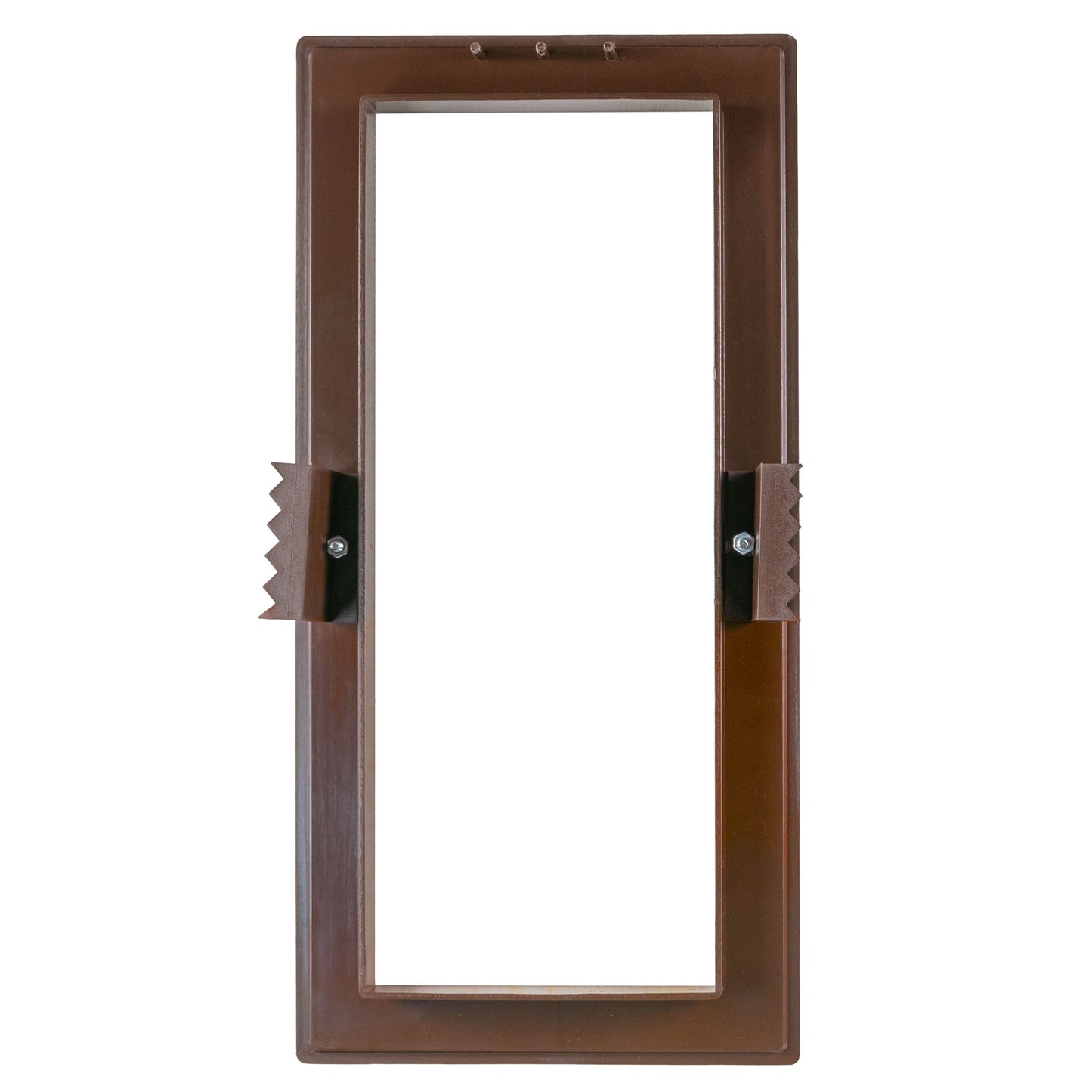Brown Duo Smart Louvre Vent 90mm x 240mm with Insect Mesh