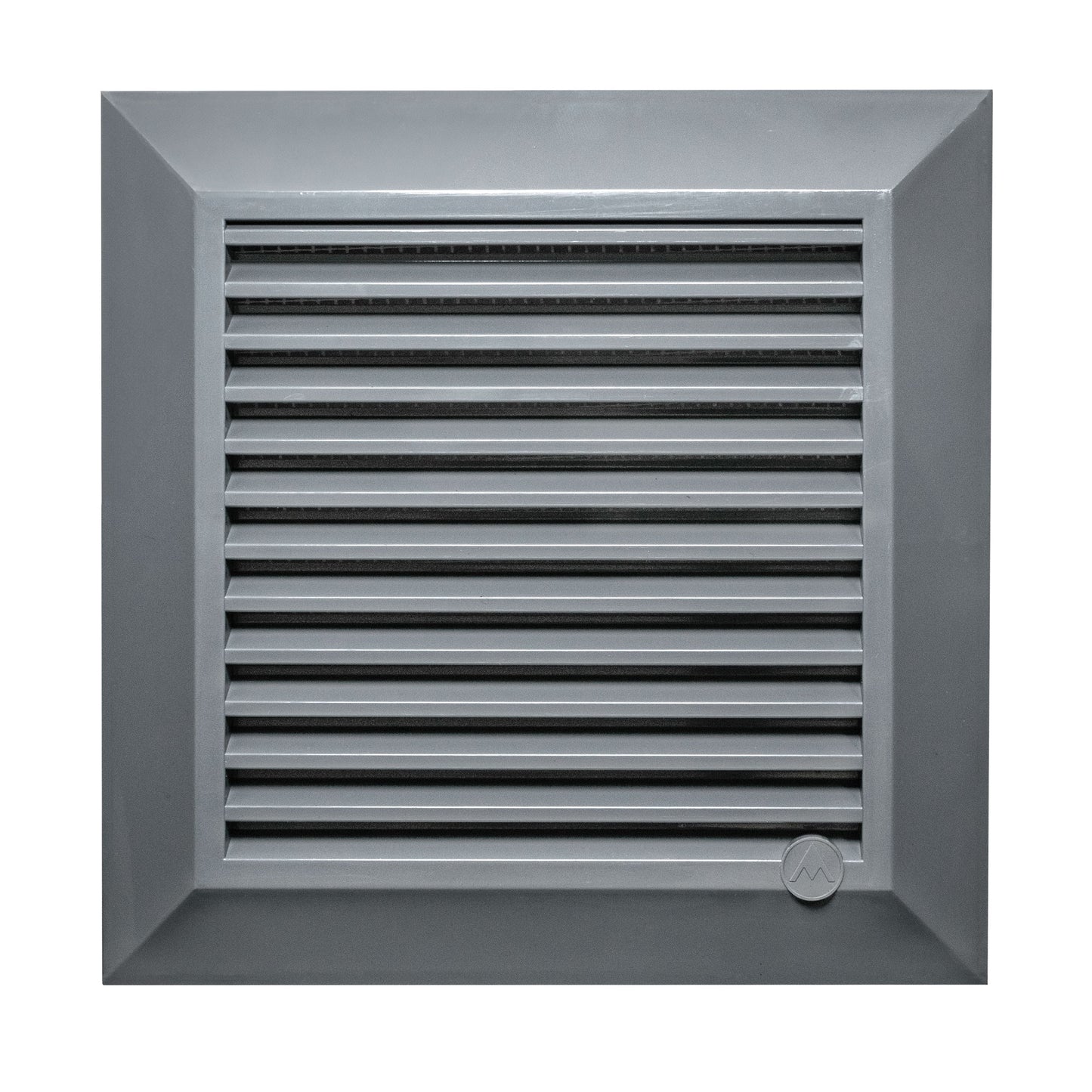 Graphite Duo Smart Louvre Vent 135G 135mm with Insect Mesh
