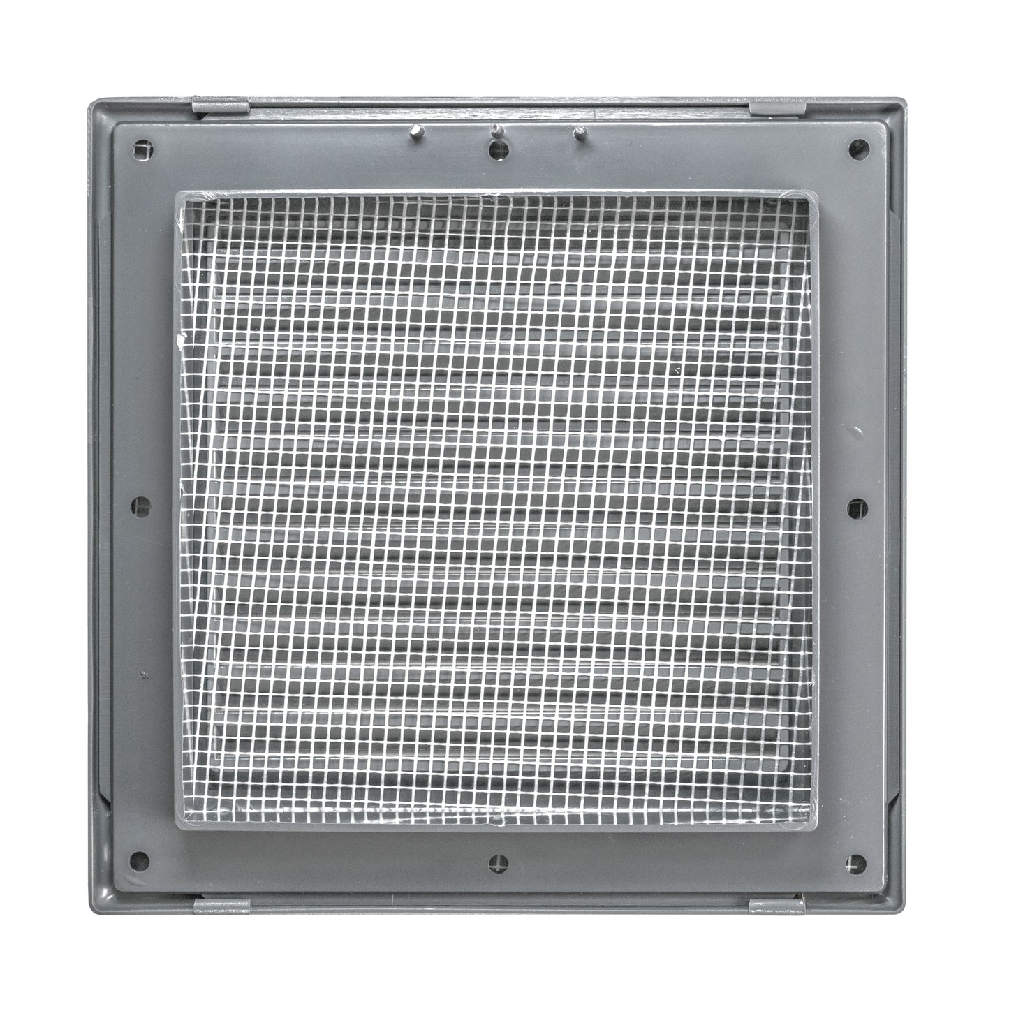 Graphite Duo Smart Louvre Vent 135G 135mm with Insect Mesh