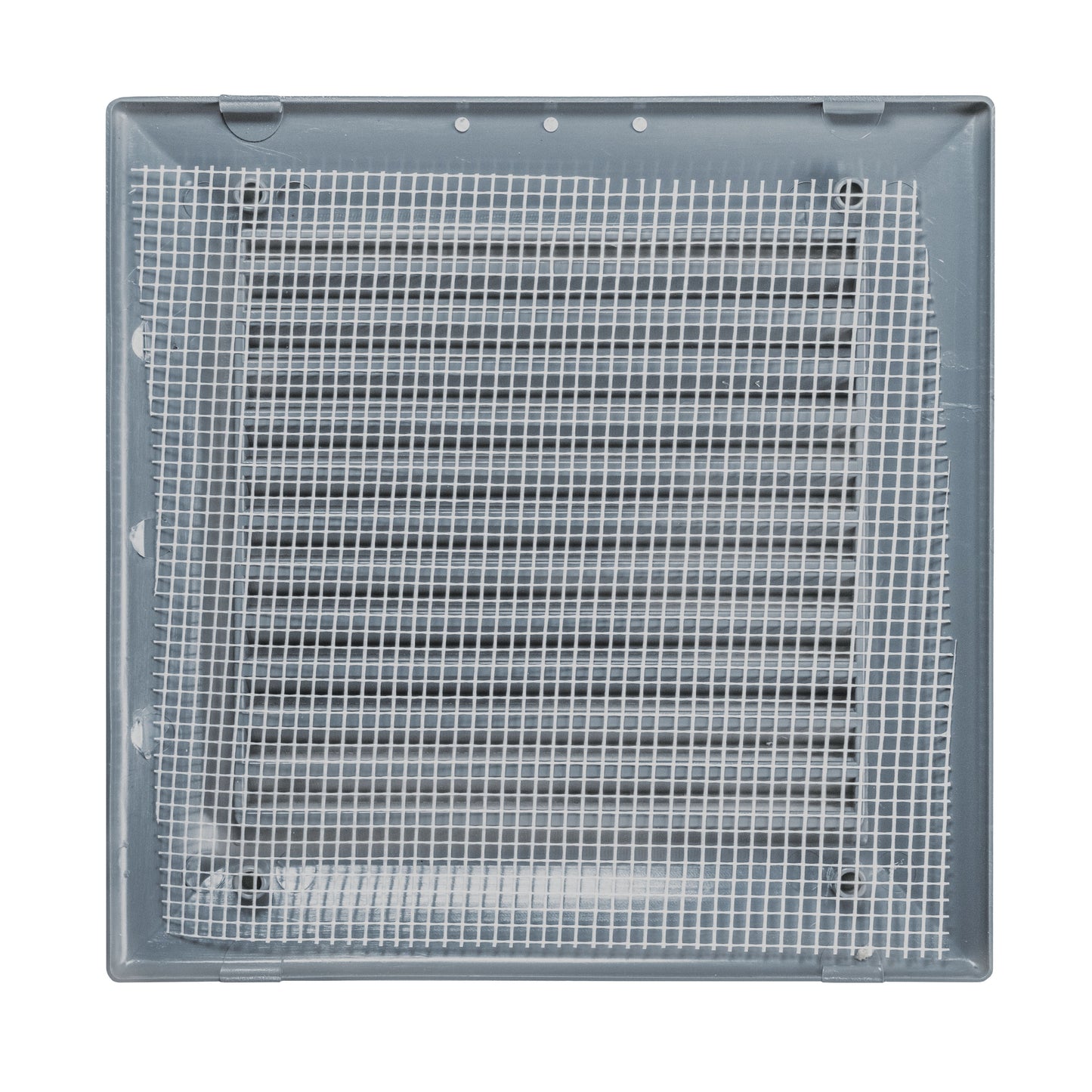 Graphite Duo Smart Louvre Vent 135G 135mm with Insect Mesh