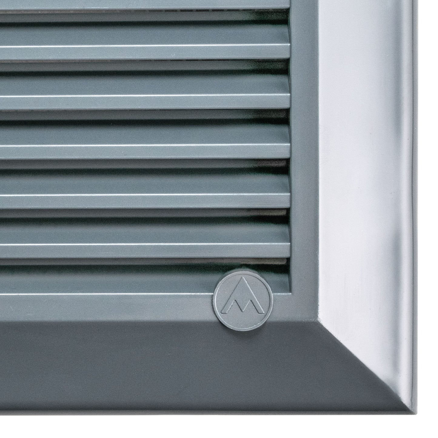 Graphite Duo Smart Louvre Vent 140mm x 210mm with Insect Mesh