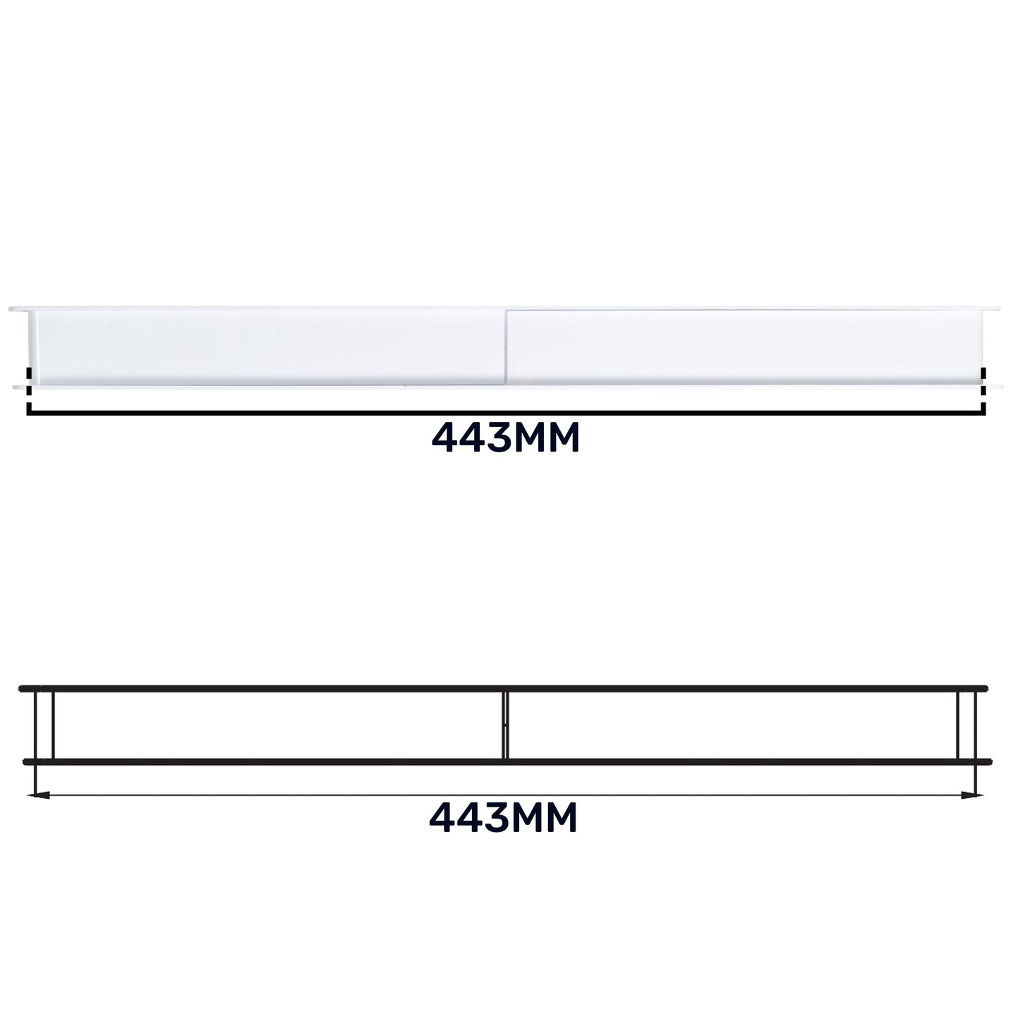 KD Series Louvre Vent for Door, 90mm-445mm
