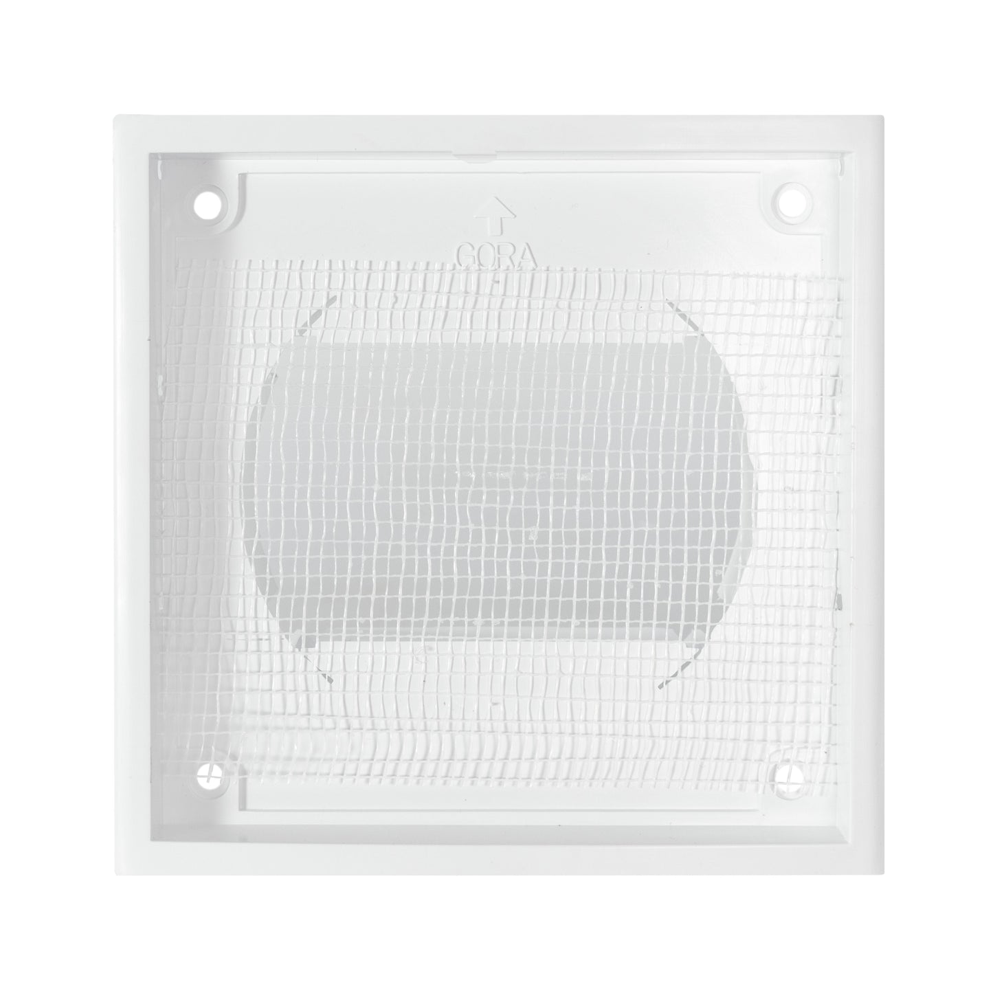 Wall Duct Ventilation Set with VC-KR0153 Louvre Grille and Graphite External Cover
