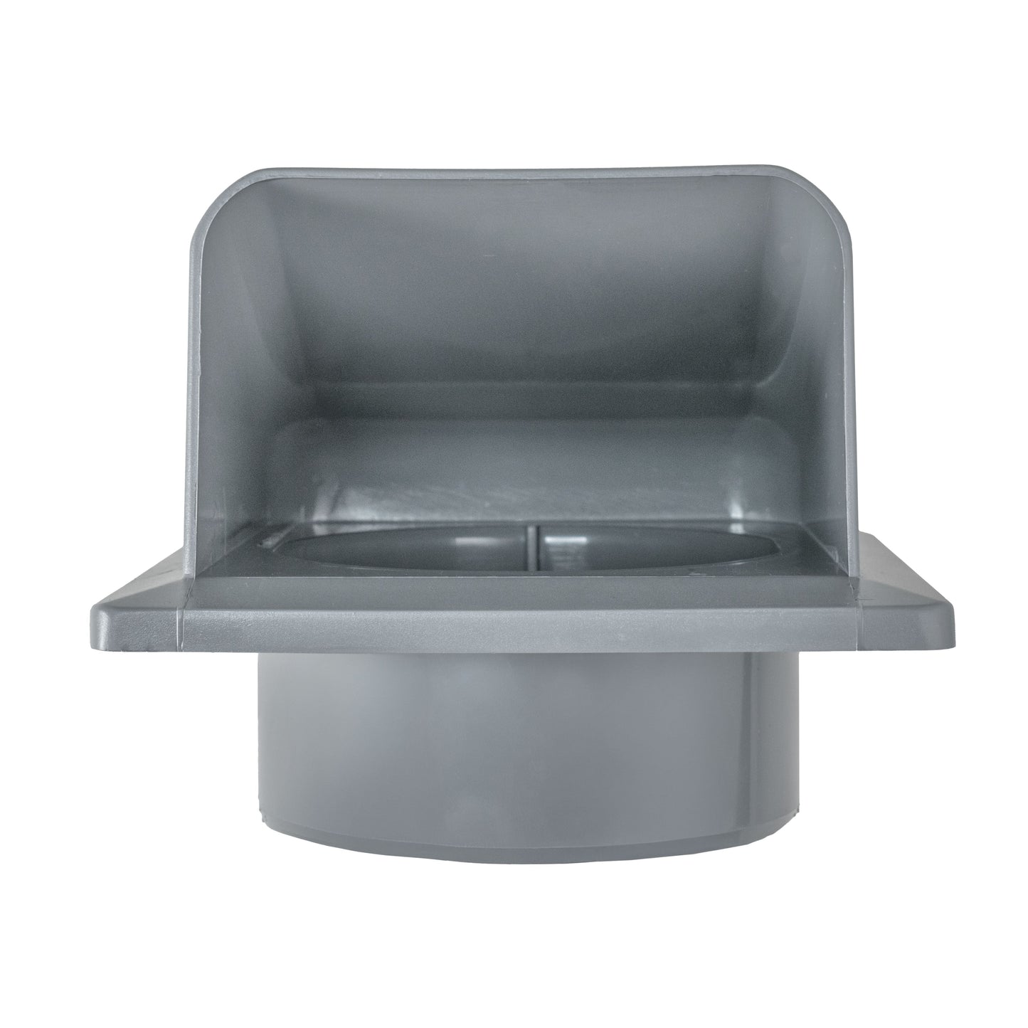 DL0163 Through-Wall Ventilation Set with Internal Louvre Grille and Graphite Exterior Cover