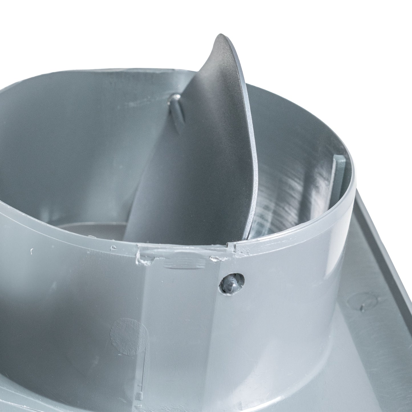 DL0163 Through-Wall Ventilation Set with Internal Louvre Grille and Graphite Exterior Cover