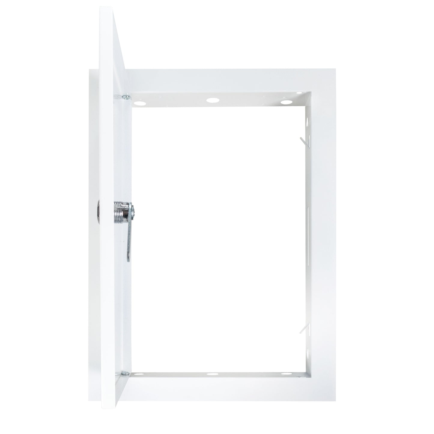 White Metal Access Door Panel with Lock 200mm x 300mm