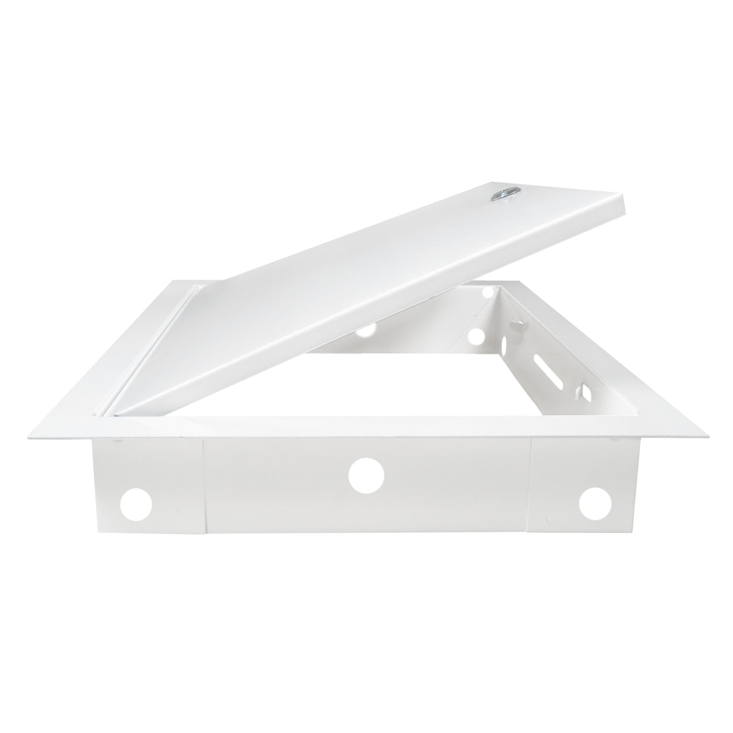 White Metal Access Door Panel with Lock 200mm x 300mm