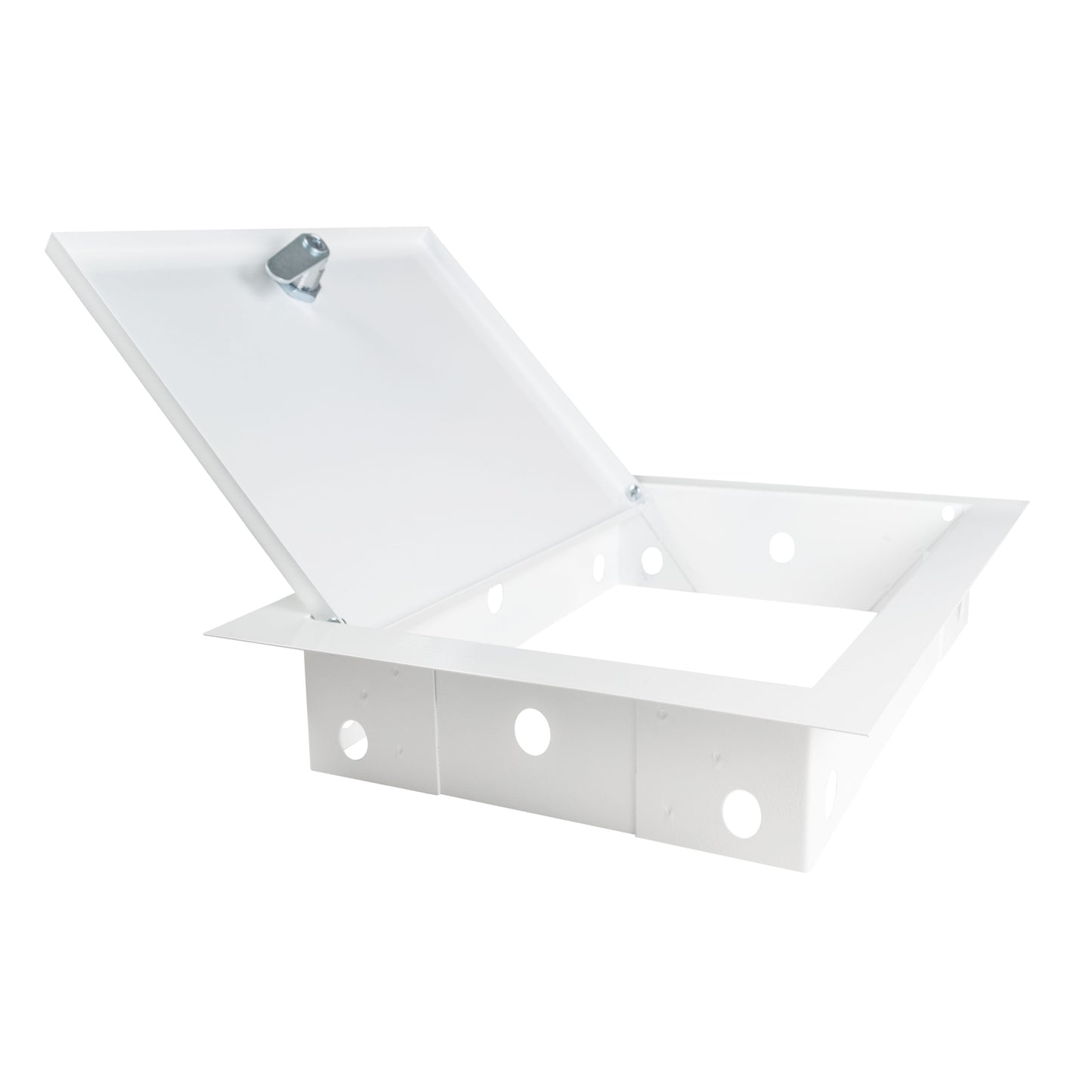 White Metal Access Door Panel with Lock 200mm x 300mm