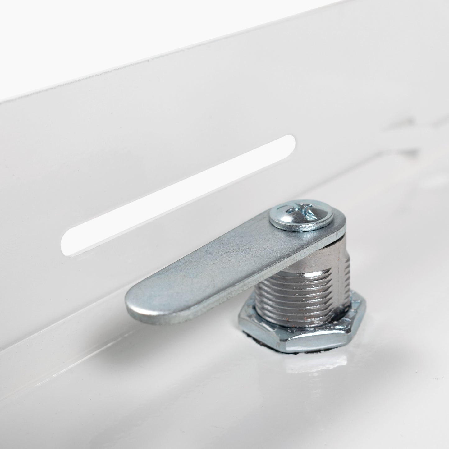 White Metal Access Door Panel with Lock 200mm x 300mm